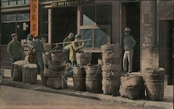 Chinese Peddlers' Market, Chinatown Postcard