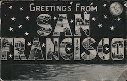 Greetings From San Francisco Postcard