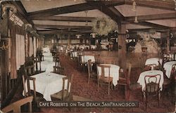 Cafe Roberts on the Beach Postcard