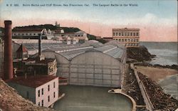 Sutro Baths and Cliff House. The Largest Baths in the World. Postcard