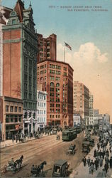 Market Street Near Third Postcard