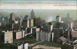 Panorama as Seen From Fairmount Hotel Postcard