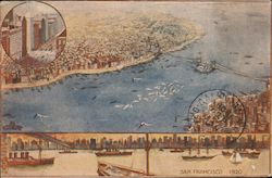 San Francisco in 1920 "In The Future Postcard