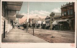 A Business Street Postcard