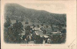 Paraiso Springs Monterey Co. Postcard