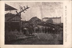After the Earthquake April 18, 1906 Postcard