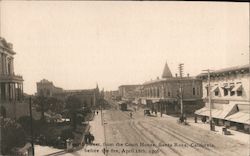 View West on Fourth Street, From the Court House Postcard