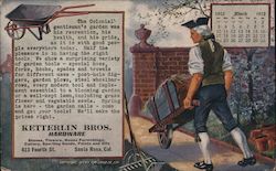 Kettlerlin Bros. Hardware March 1912 Calendar 413 Fourth St. Postcard