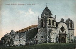 Carmel Mission, Monterey County Postcard