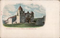 Old Mission Church of El Carmelo Monterey, CA Postcard Postcard Postcard