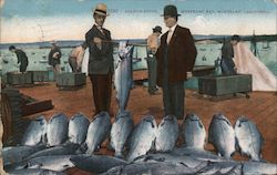 Salmon Catch - Monterey Bay Postcard