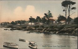 Pacific Grove from Tea Garden Postcard