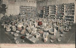 The Largest Collection of Californian Indian Mortars and Pestles In the World Pacific Grove, CA Postcard Postcard Postcard