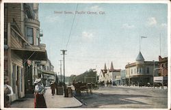 Street Scene Postcard