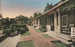 Cottage Row - Del Monte Lodge Pebble Beach, CA Postcard Postcard Postcard