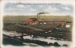 The Spreckels Sugar Factory, Largest in the World Postcard