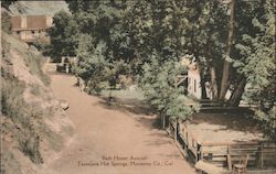 Bath House Avenue, Tassajara Hot Springs Monterey, CA Postcard Postcard Postcard