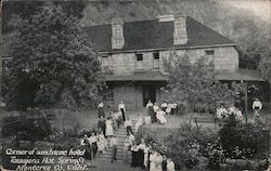 Corner of Sandstone Hotel - Tassajana Springs Postcard