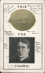 William Randolph Hearst Loses Race for Governor of New York - 1906 Postcard