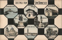 Greetings From San Francisco Postcard