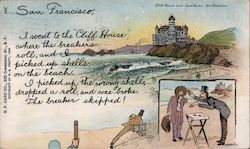 Cliff House and Seal Rocks Postcard