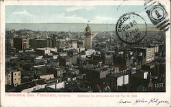 Panorama of City Postcard