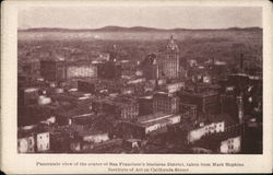 Panoramic View of the Center of San Francisco's Business District, Taken from Mark Hopkins Institute of Art on California Postcard