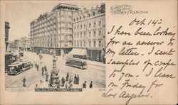 Palace Hotel, Market Street Postcard