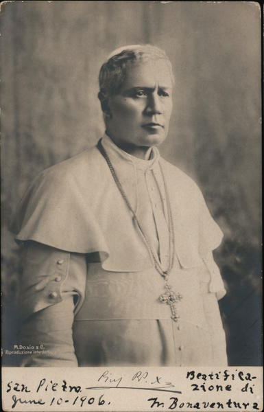 Pope Pius X, 1906 Religious