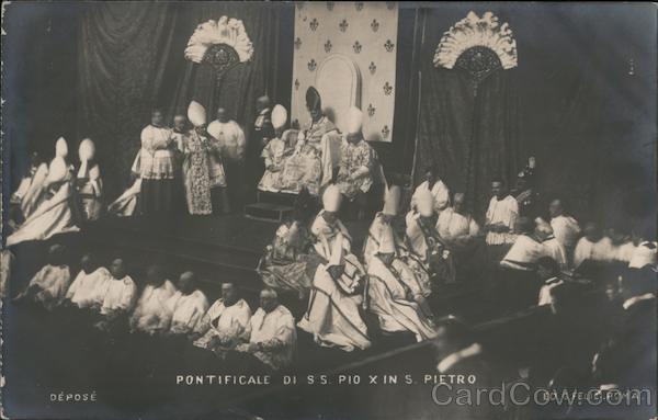 The Pope and Several Bishops Religious