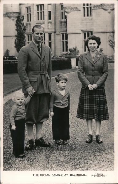 The Royal Family at Balmoral. Times Photograph Royalty