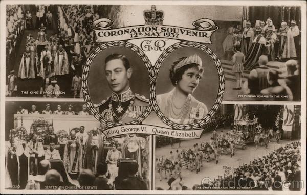 King George VI, Queen Elizabeth - Coronation Souvenir