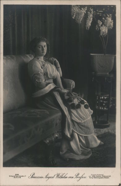 Princess August Wilhelm of Prussia Royalty