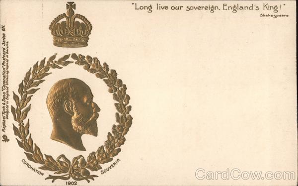 Coronation Souvenir 1902 Royalty