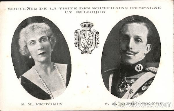 S.M. Victoria and Alphonse XIII Royalty