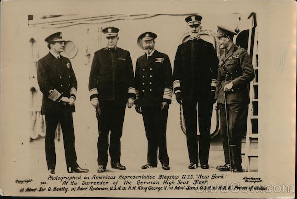 Photographed on America's Representative Flagship U.S.S. New York