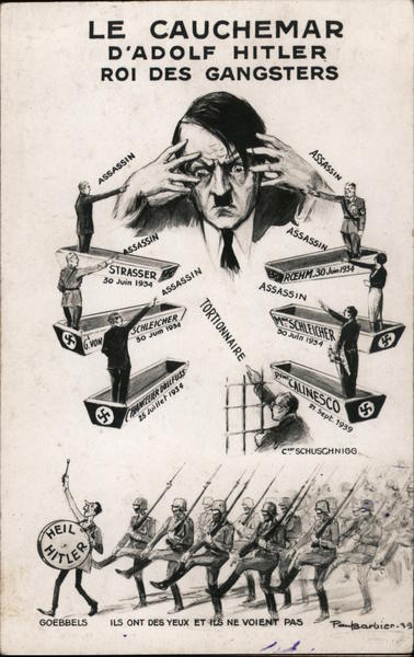 Hitler Being Called an Assassin Nazi Germany