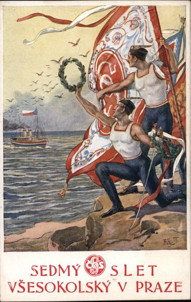 Sokol SEDMY SLET VSESOKOLSKY V PRAZE Czechoslovakia