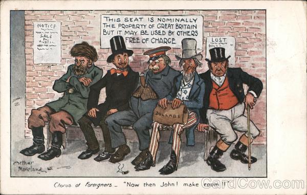 Chorus of Foreigners - Now then John! make room!!