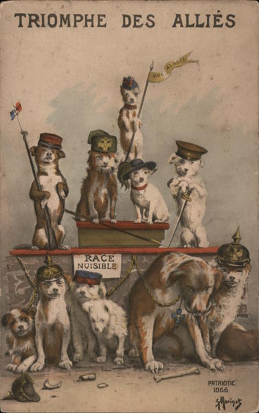 Triomphe Des Allies as Dogs World War I