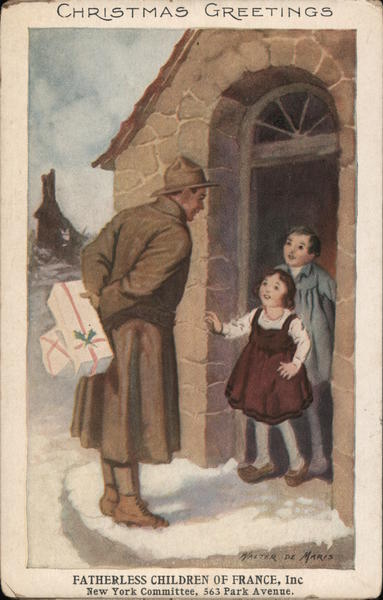 Christmas Greetings - Fatherless Children of France