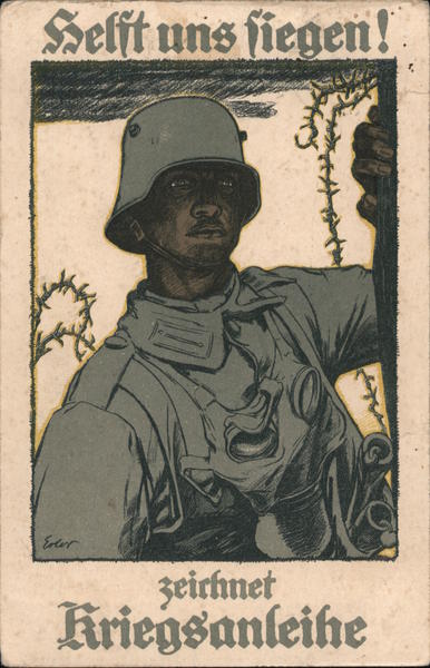 German Military WWII Propaganda Helft uns fiegen! Help Us Win! zeichnet kriegsanleihe - War Bonds