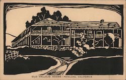 Old Vallejo Adobe-Petaluma, California Postcard