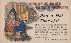 Parlor # 110 Smoker Postcard