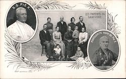 Pius X., The Holy Father's Parents, Marguerite Mother of Pius X. Religious Postcard Postcard Postcard