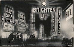 Brighten Up. Jesus Saves. Hope Mission. The Eternal God is Thy Refuge. Seek the Lord. Come In. Religious Ed. H. Packard Postcard Postcard
