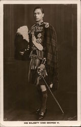 His Majesty King George VI Postcard