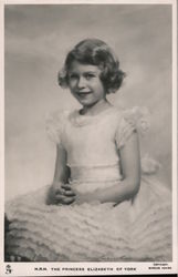 Portrait of Princess Elizabeth of York Postcard