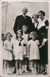 Royals at Castle Freidhelm, August 1936 Postcard