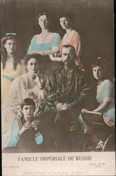 Famille Imperiale De Russie Postcard